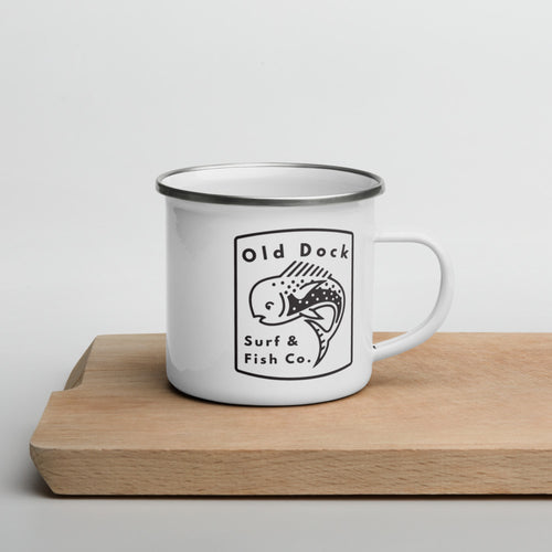 Enamel Mug | Old Dock Surf and Fish Company | Old-Dock