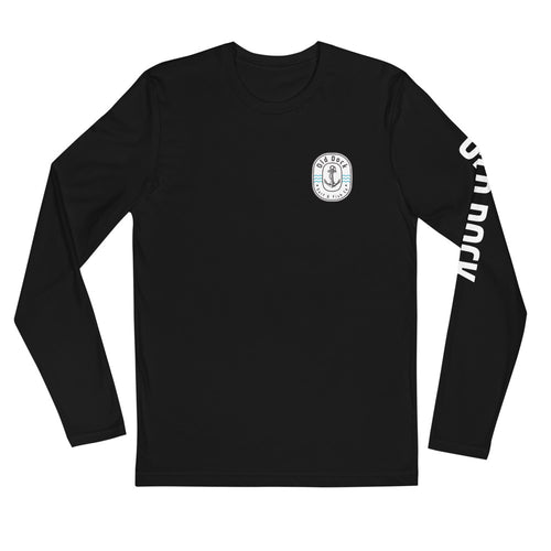 Long Sleeve Fitted Crew | Old Dock Surf and Fish Company | Old-Dock