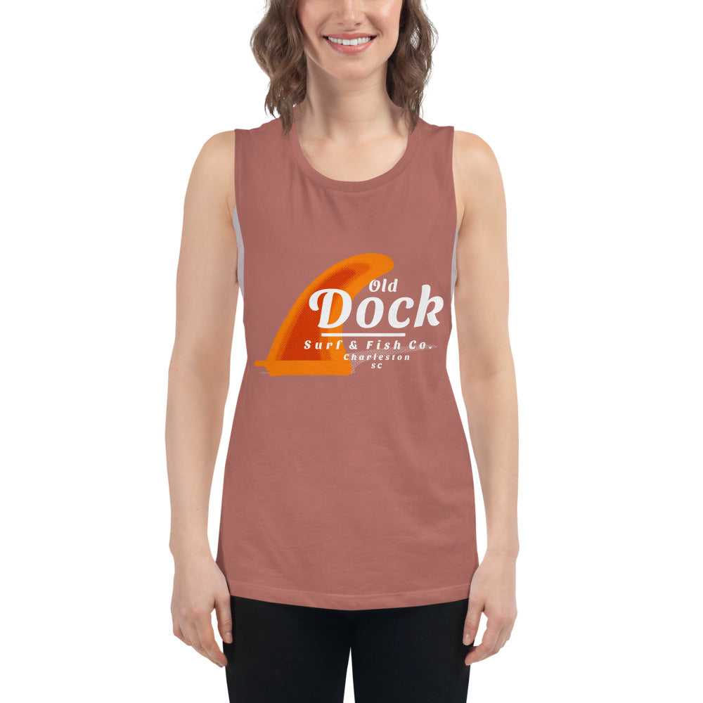 Ladies’ Muscle Tank | Old Dock Surf and Fish Company | Old-Dock